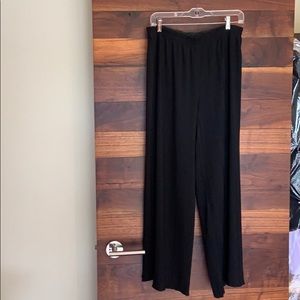 Escada black wide leg palazzo pants